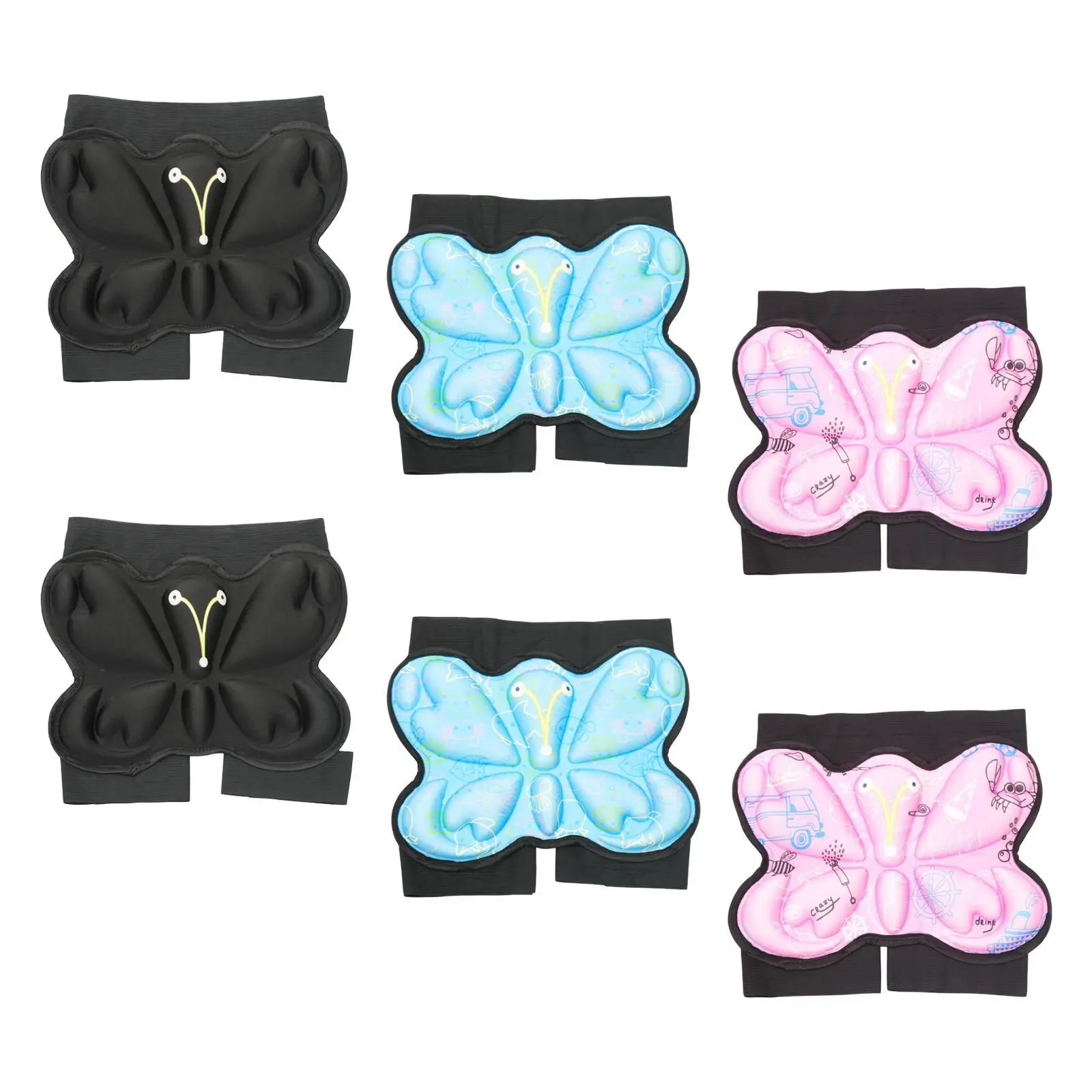 Kids Hip Pad Protector Boys Girls Thickened Shockproof Roller Skating Cushion for Skiing Snowboarding Winter Sports Cycling