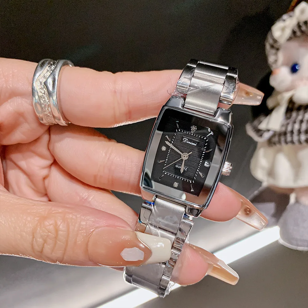 

Elegant ladies' watches, ladies' business classic barrel-shaped rectangular ladies' watches, high-quality luxury watches