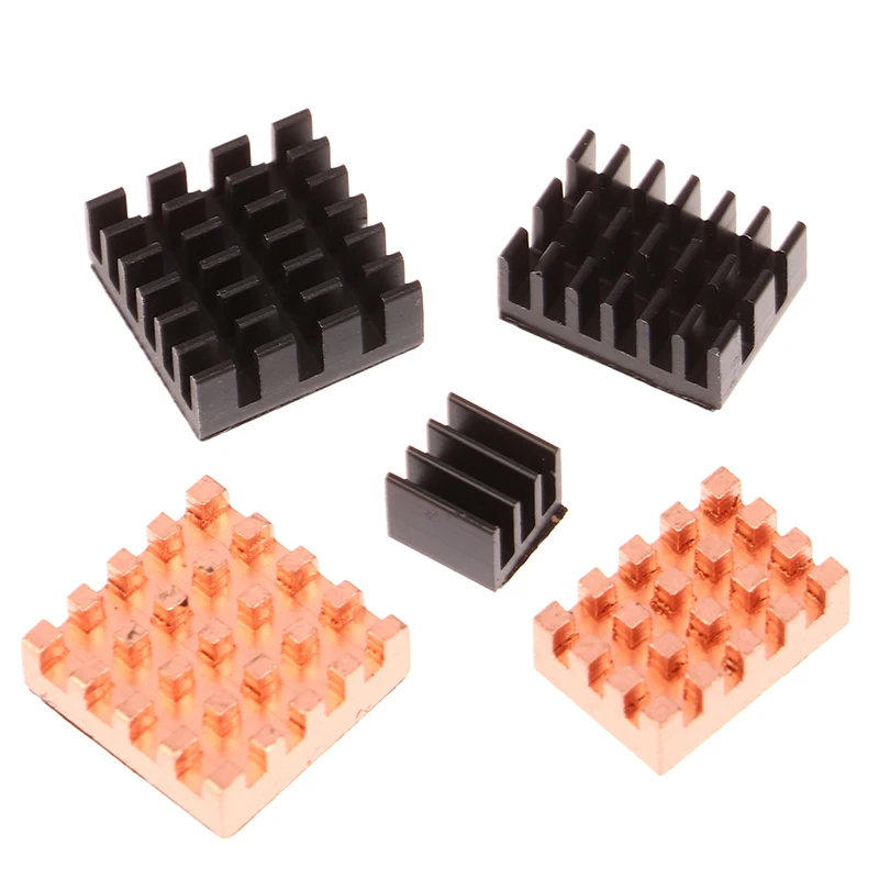 1Set Pure Copper Cooling Heat Sink Aluminum Heatsink Cooler Radiators Cooling Kit For Orange Pi Zero 3/3B