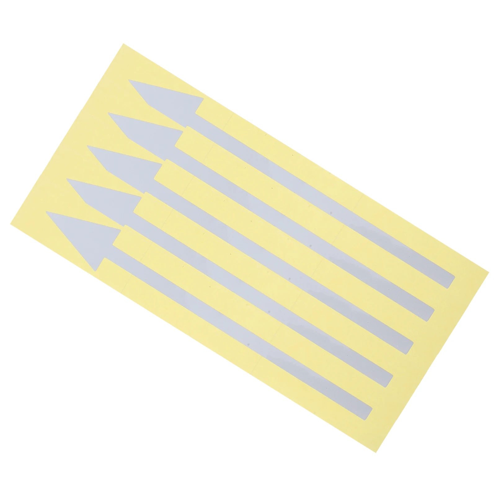 5pcs Reflective Mailbox Stickers Directional Decals Self-Adhesive Mailbox Marking Arrow Floor Waterproof Large