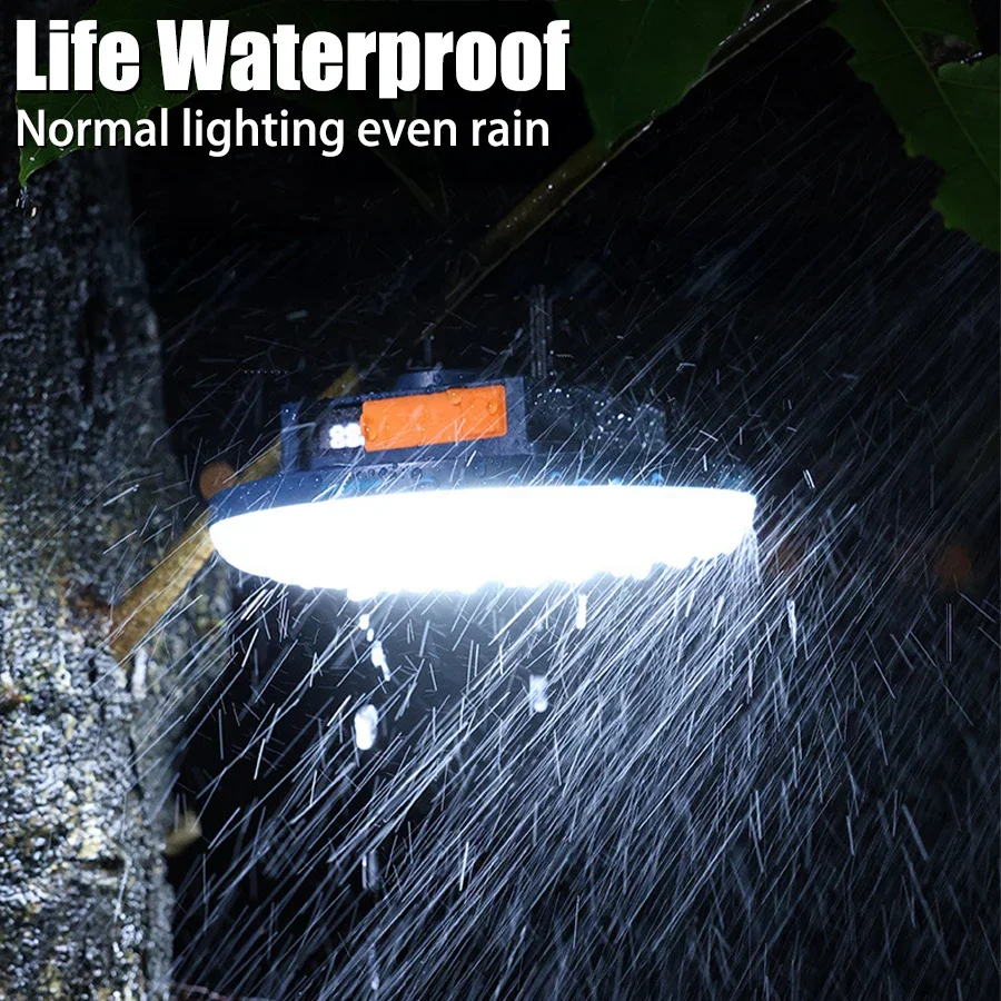 100W Rechargeable Powerful Light Camping Lantern with Magnet,4500mah Strong Light Portable Flashlight Tent Lamp LED Work Light image 5
