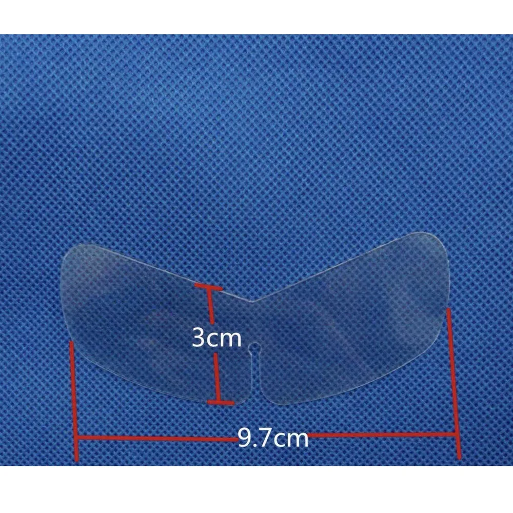 100 Stück Unisex Transparente PVC-Schmetterlingskragenstreben, Plastikkragen-Einsätze für Herren- und Damenhemden – Detail 2
