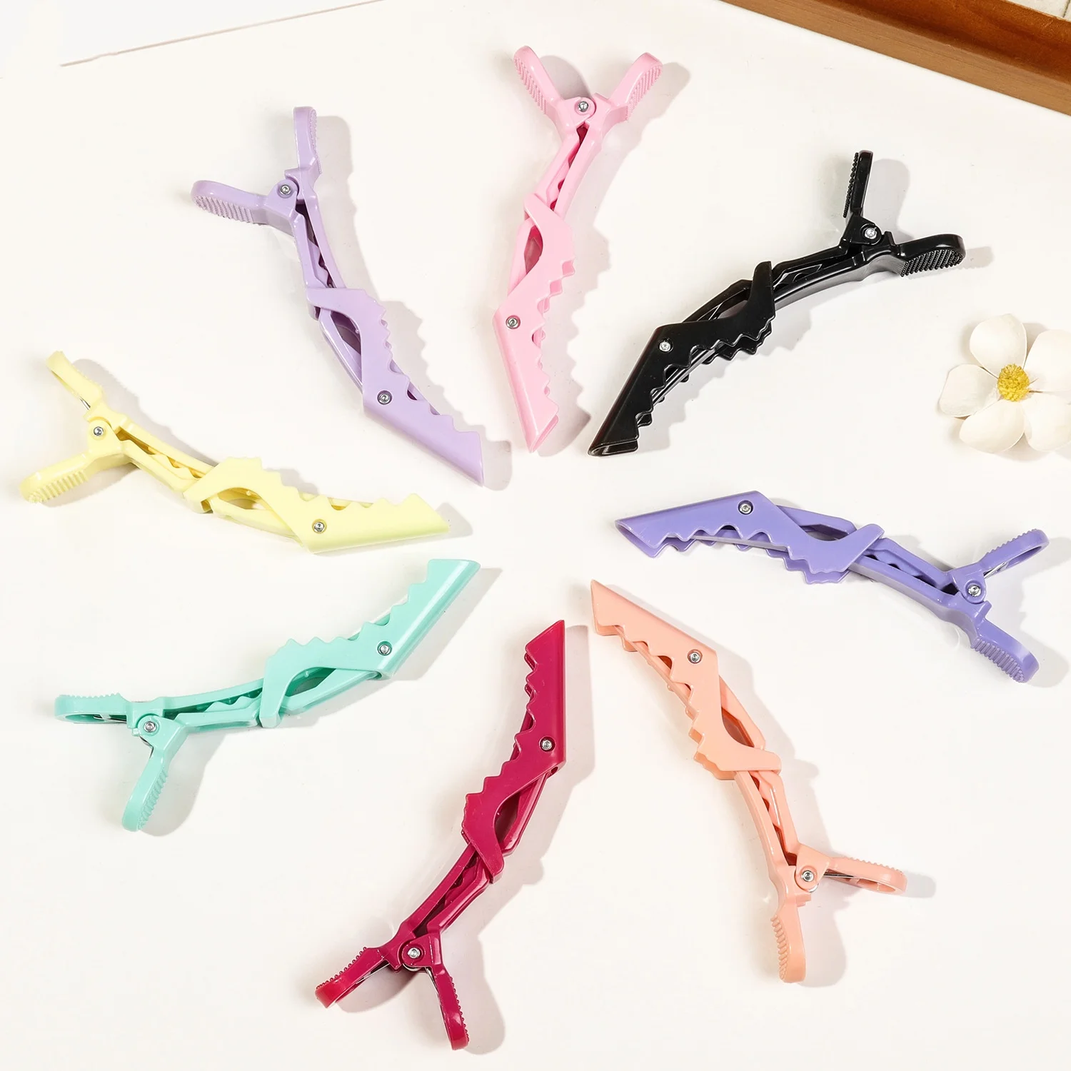 

6 Pcs/set Cottagecore Plastic Claw Alligator Hair Clips for Women Sweet Fresh Multicolor Hair Styling Accessories Secure Hold