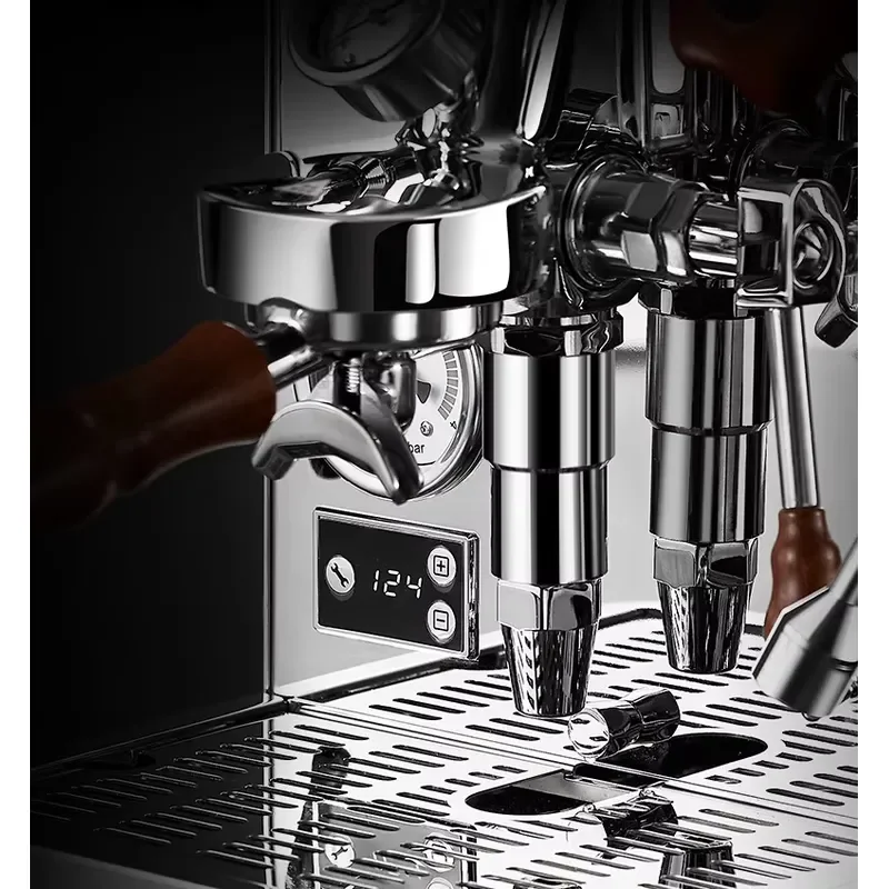E61 Commercial Espresso Machine 15 Bar 2L Large Capacity Professional Rocket for Hotels Households RVs Electric Power Source