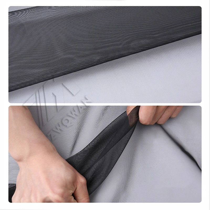 Newly upgraded customizable window mosquito nets, mosquito screens, insect nets, mesh breathable gauze, invisible black gauze