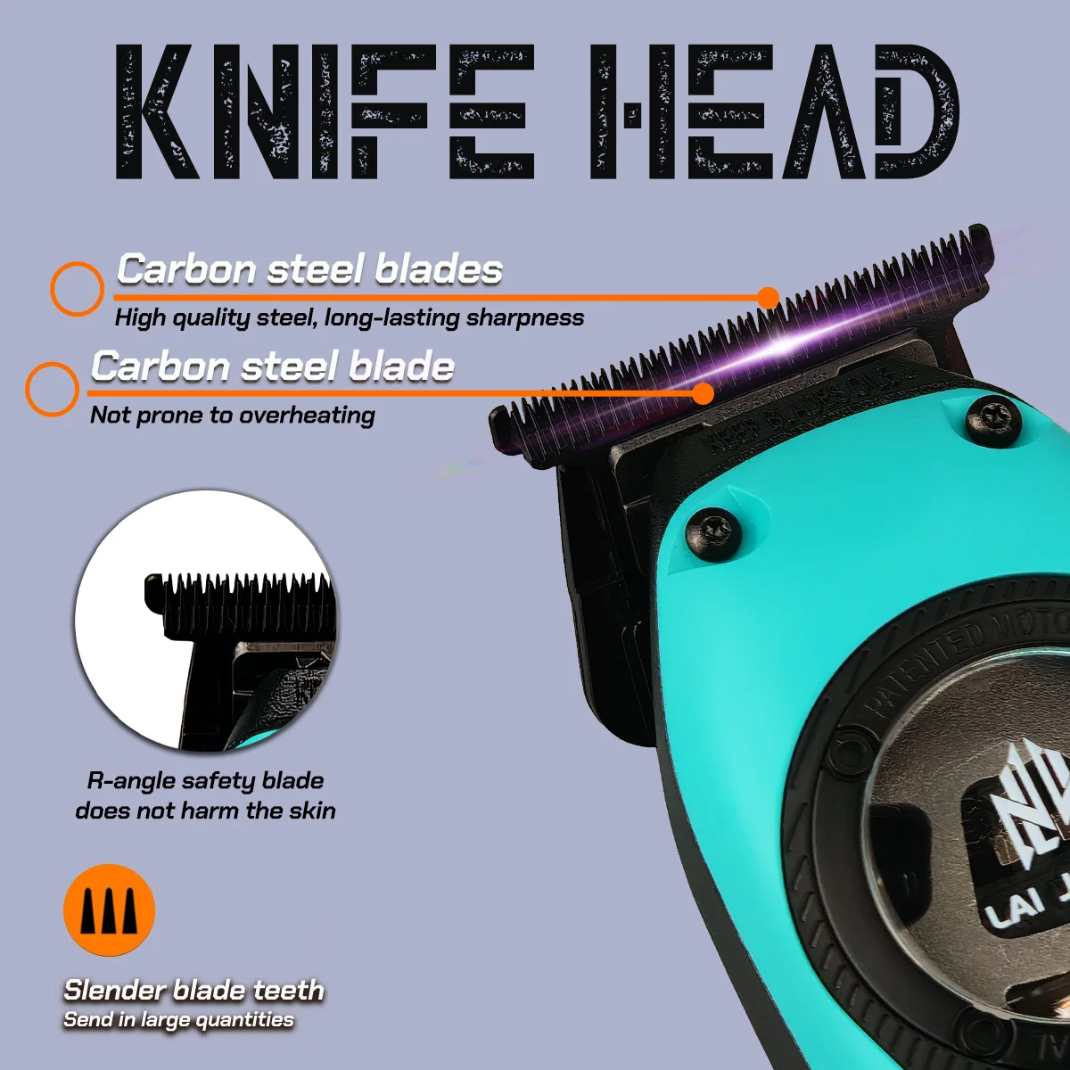 12000RPM Magnetic Vector Motor Professional BRDCLIP PRO Hair Trimmer Barber Clipper Man Base Charger Metal Housing