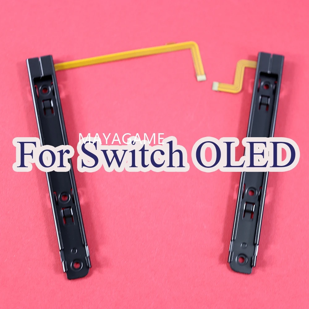 

For SwitchOLED Console NS Console Slideway Right and Left L R Slide Rail With Flex Cable For Nintendo Switch OLED