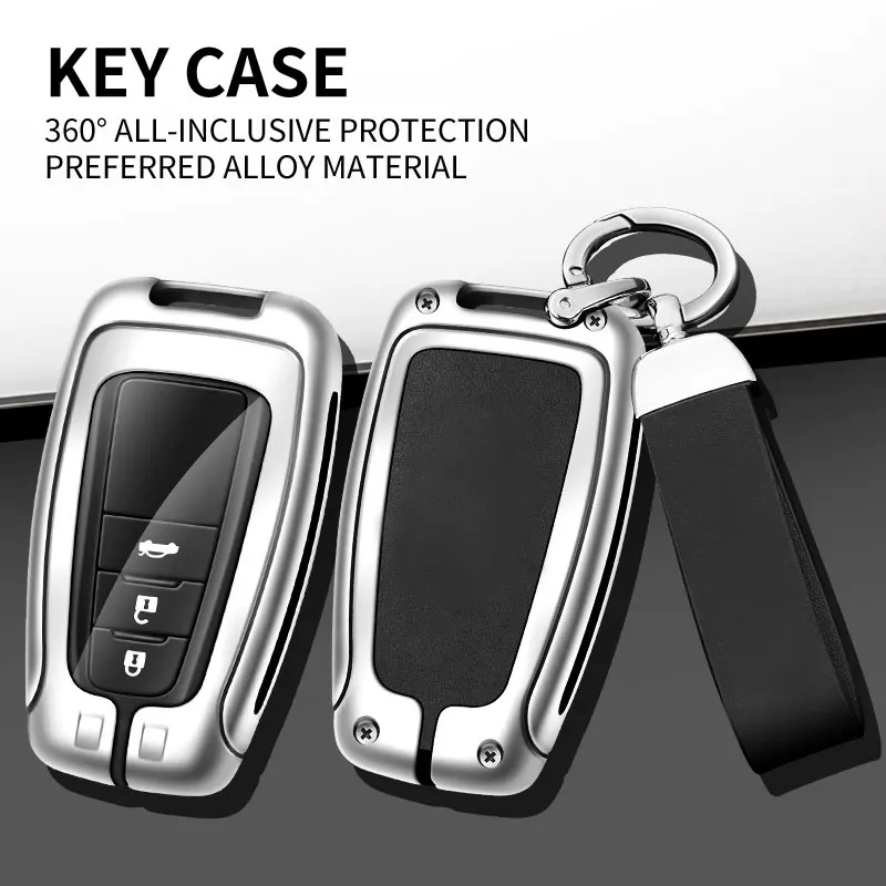 Autoschlüsselhülle Tasche Schutzhülle für Toyota CHR Prado 2017 2018 Prius Camry Corolla RAV4 2017 2018 2019 2020 Schutzzubehör – Detail 15