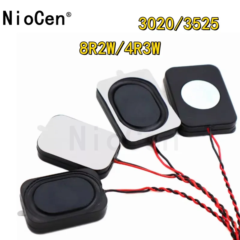 （1pcs）3020/3525  8ohm 2W/4ohm3W speaker square small cavity notebook computer 3020/3525 ultra-thin box speaker  ﻿