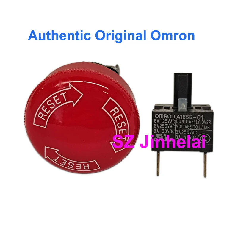 

Authentic Original Omron A165E-S-01 A165E-S-02 Emergency Stop Switch A165E-S-03U A165E-LS-24D-02