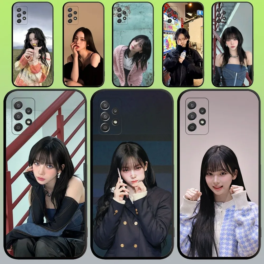 Kpop K-Karina Phone Case For Samsung Galaxy A20,A21s,A22,A31,A32,A52,A53,A72,73,A80,A91 Soft Black Cover