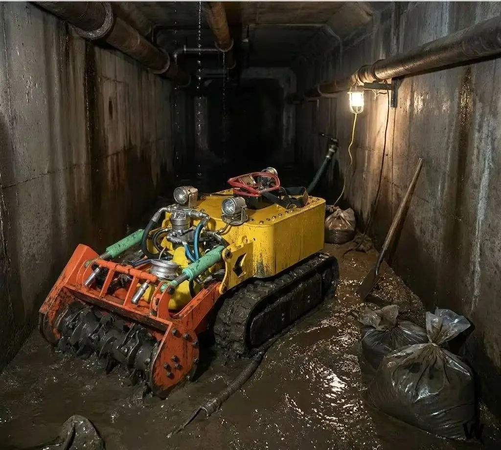 Heavy Duty Dredging Robot Remote Control Underwater Sludge Cleaning Machine River Port Harbor Crawler