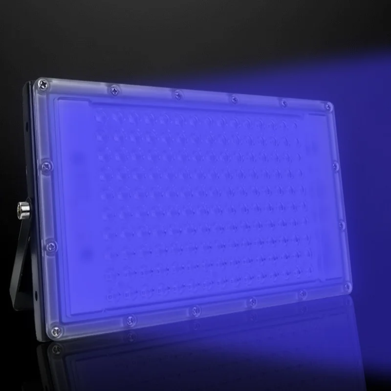 LED الأشعة فوق البنفسجية مصباح الأشعة فوق البنفسجية الغراء علاج الفلورسنت مرحلة الحفلات دباغة الأزرق الشمس الإسقاط الضوء الأرجواني #5