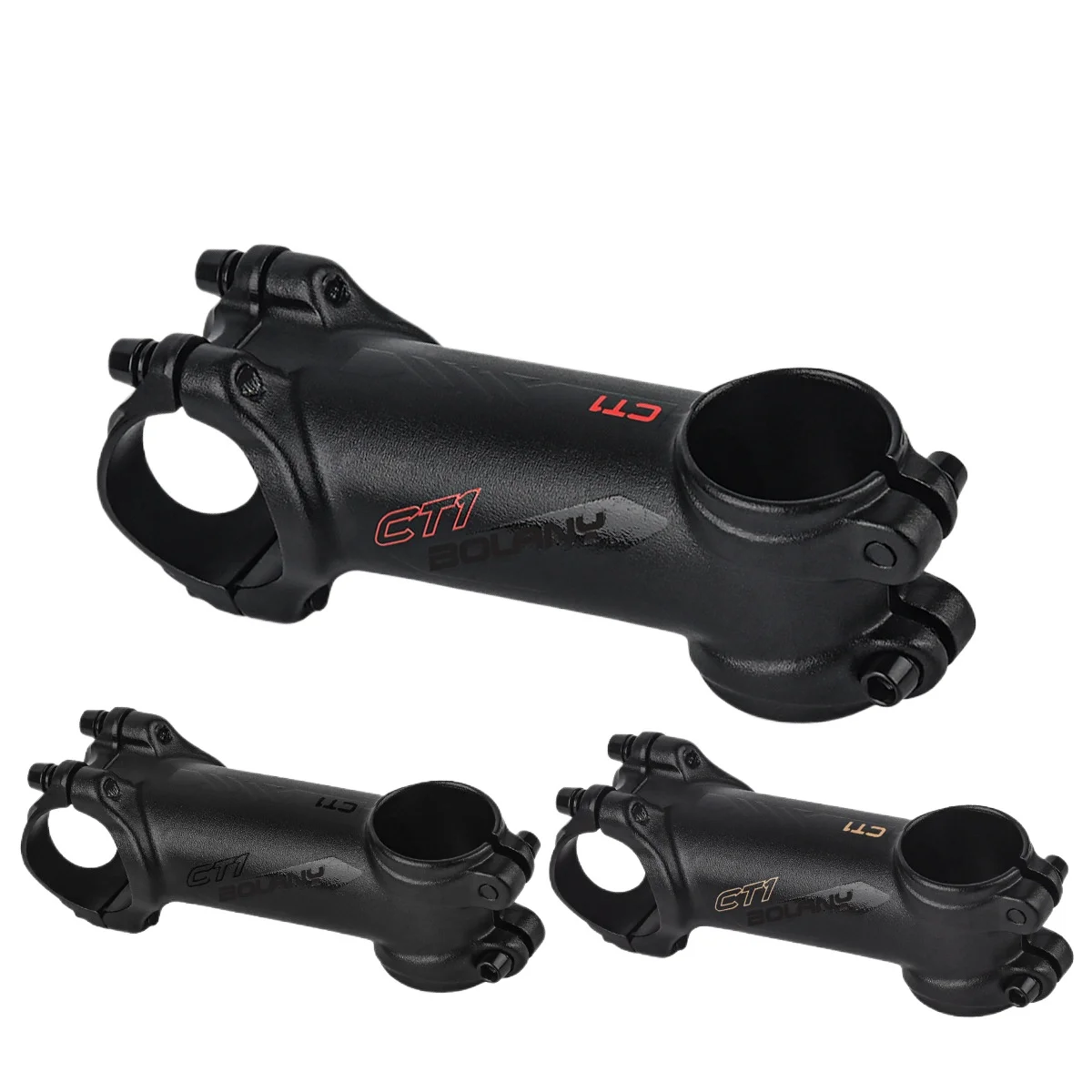 BOLANY Adjustable Bike Stem ±7°/±17° CNC Aluminum Alloy 31.8mm Handlebar Clamp 28.6mm Steerer 90mm for MTB Road Bicycle Part