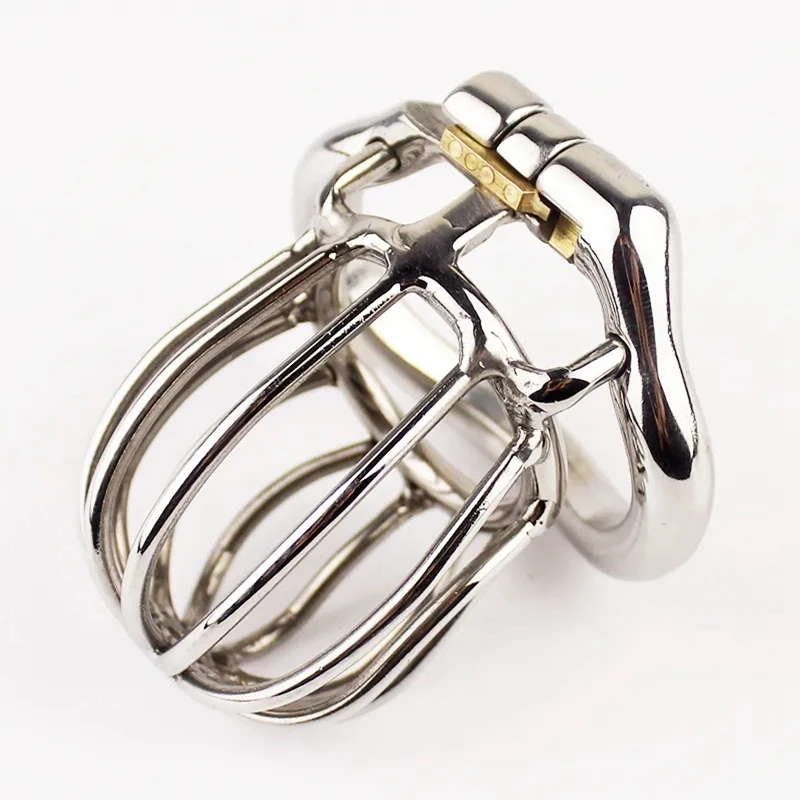 Chastity Cage Stealth Lock Penis Cage With Urethral Catheter Stainless Steel Male Chastity Device Sex Toy For Men BDSM Cock Ring