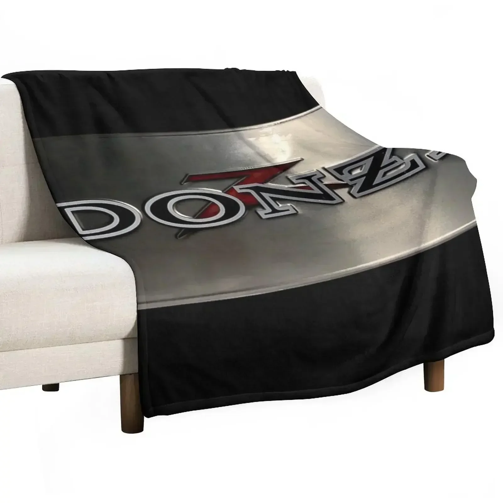 Donzi Boats Metal Plate Throw Blanket Compact Warm Blanket for Car Road Trip