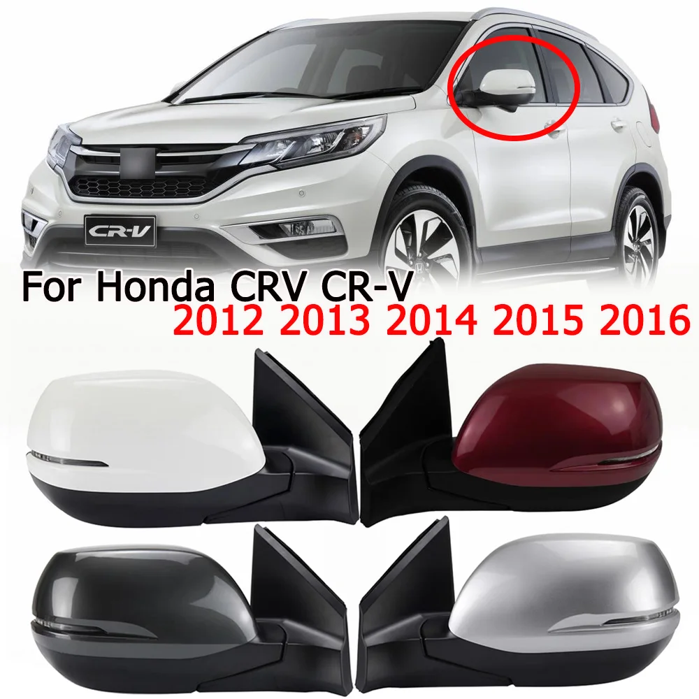 For HONDA CRV CR-V 2012 2013 2014 2015 2016 RM1 RM2 RM4 Car 5PINS 7PINS 9PINS Left Right Outer Side Rearview Mirror Assembly