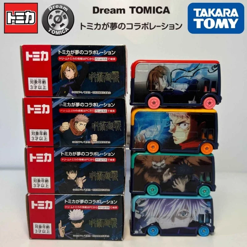 TAKARA TOMY Dream Tomica Jujutsu Kaisen Alloy Model Car Collectible Figurine Anime Themed Car Toy for Anime Fans