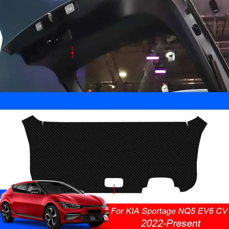 

Car PU Leather Mats Anti-kick Cushion Trunk Weather Dustproof Protection Tailgate Sticker For KIA Sportage NQ5 EV6 CV 2022-2025