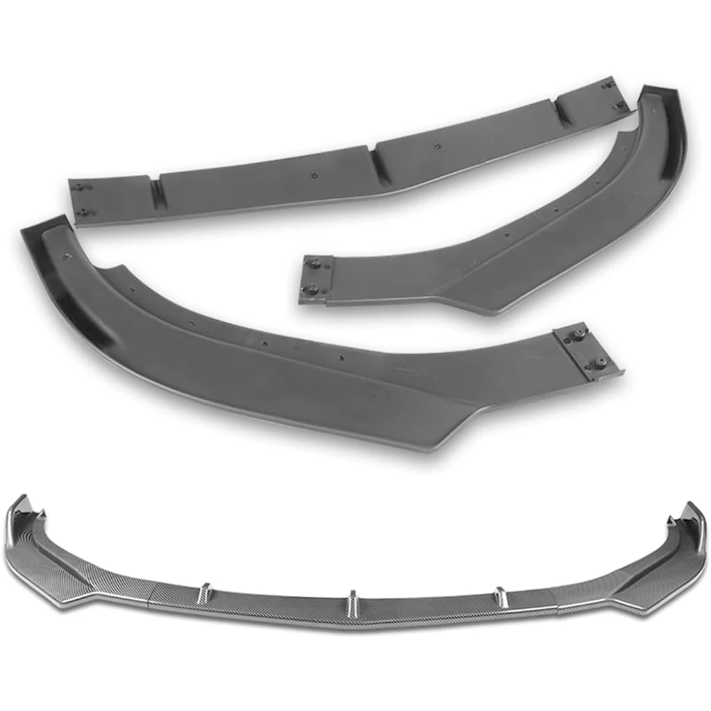 Glänzend schwarzer Auto-Frontstoßstangen-Splitter, Lippendiffusor, Body-Kit, Spoiler-Schutz für Alfa Romeo Giulia 2017 2018 2019 2020 2021 – Detail 8