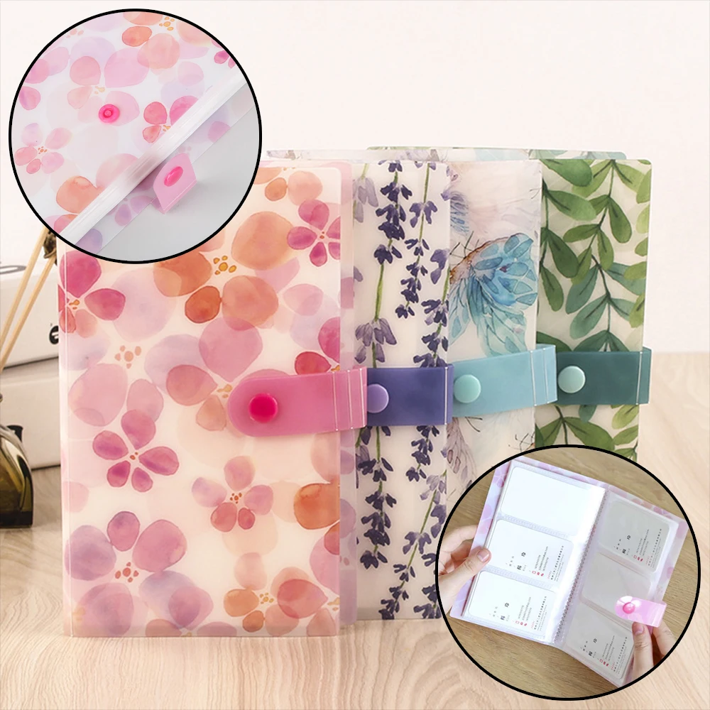 13*20cm Sticker Storage Book 5.2*6.8cm Large Capacity Water Stickers Store Book 20 Pages Easy Collecting Album Nail Art Tools!3