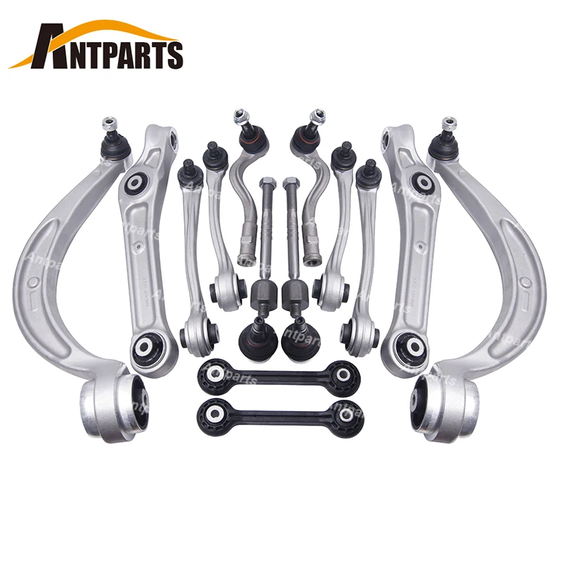 

16Pcs Auto Part Front Suspension Parts Control Arms Kit Ball Joint Assembly For Audi A4 8W0 A4L B9 8W0407151A 8W0407694A
