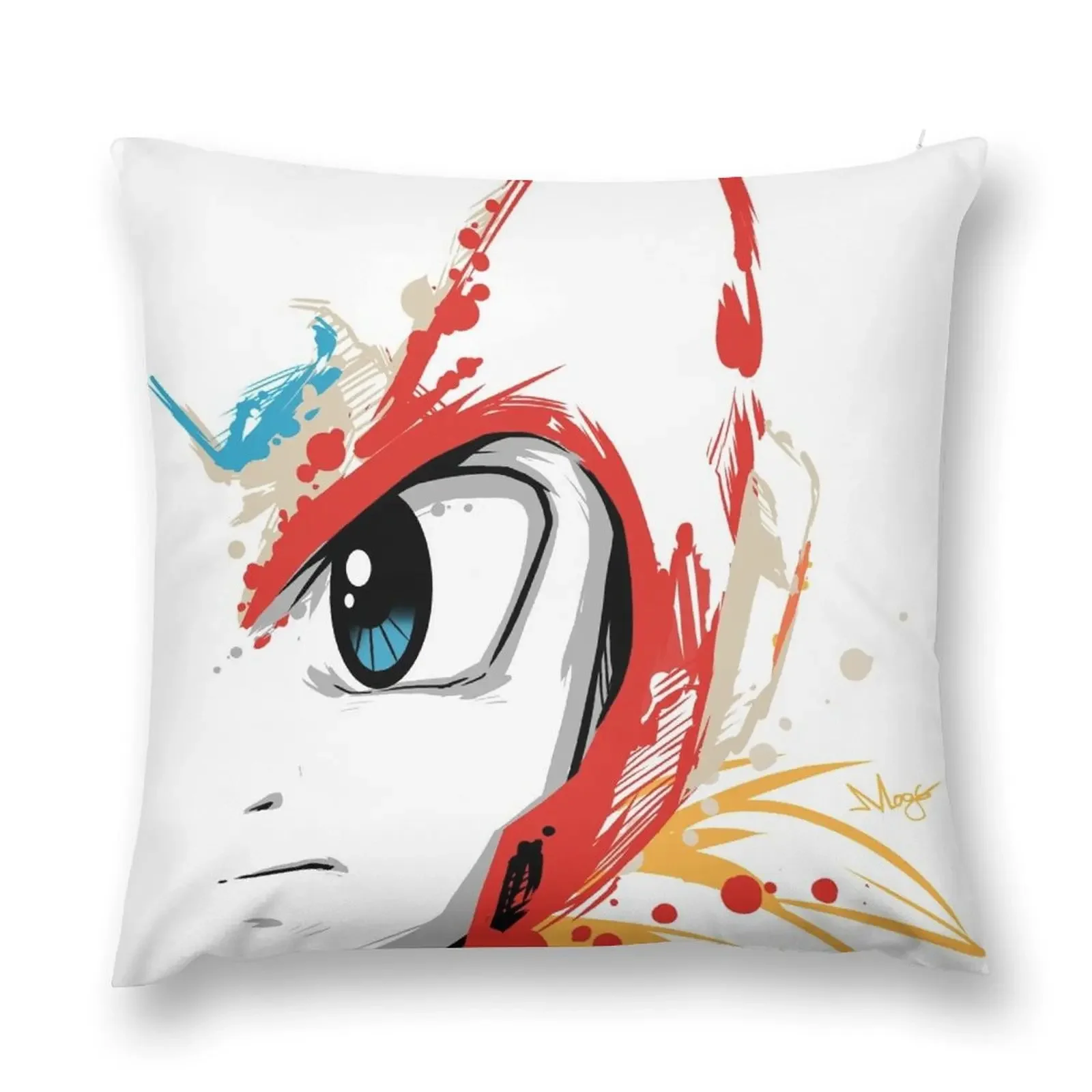 Zero Sketch (Megaman) Throw Pillow christmas pillowcases Sofa Pillow Cover luxury throw pillow covers Cases