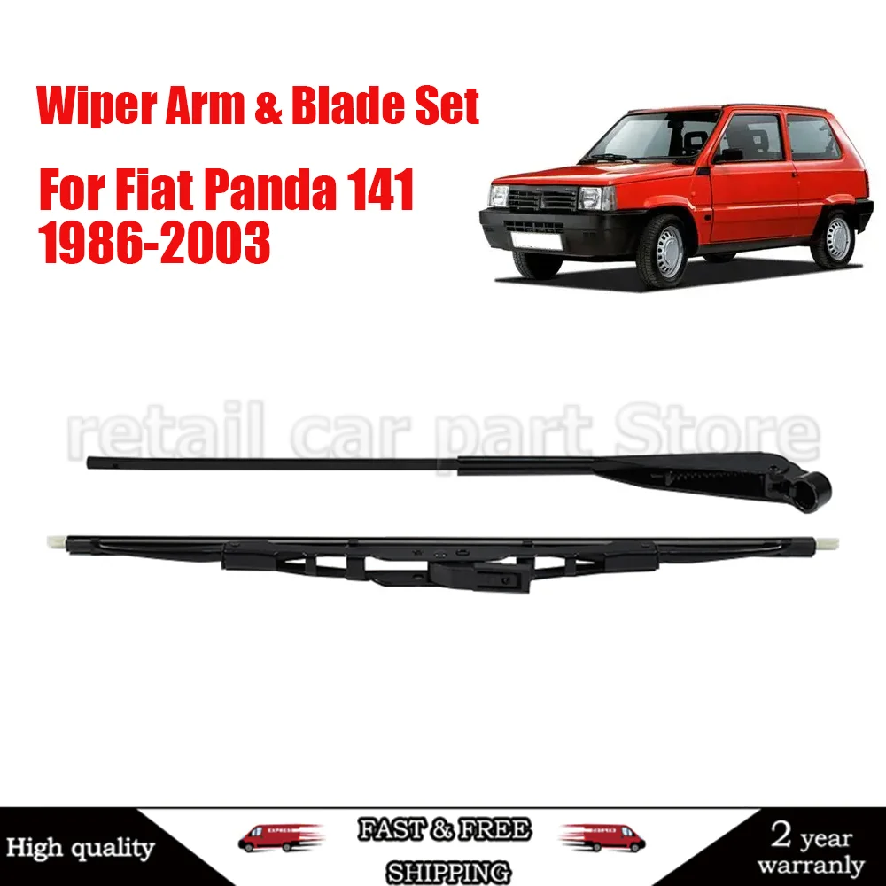 

Комплект переднего стеклоочистителя для Fiat Panda 141 1986-2003, сменный комплект рычага и лезвия стеклоочистителя, аксессуары для чистки