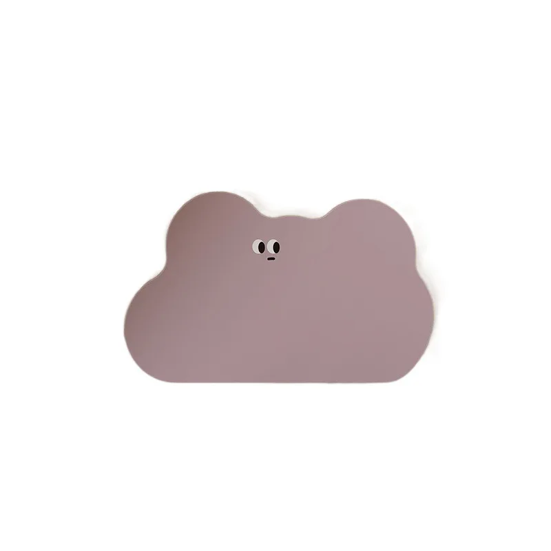 VIKAMA Simple and Funny Carpet Bathroom Absorbent Non-Slip Mat Soft Diatom Mud Shaped Door Mat Cartoon Home Decorative Foot Mat