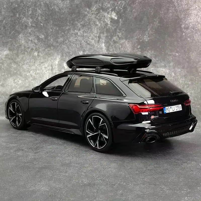 

1/18 Audi RS6 Avant Station Wagon, модель автомобиля из сплава, литье под давлением, металлический спортивный автомобиль, модель автомобиля, звук, свет, имитация, детские игрушки, подарок