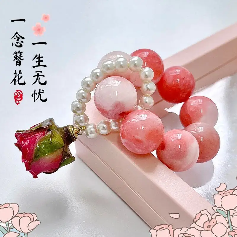 Liao Bo's Same Hairpin Flower Small Hand Fingertips Wrapped Around Soft Female Pendant Cultural Toy Finger Twisted Handheld