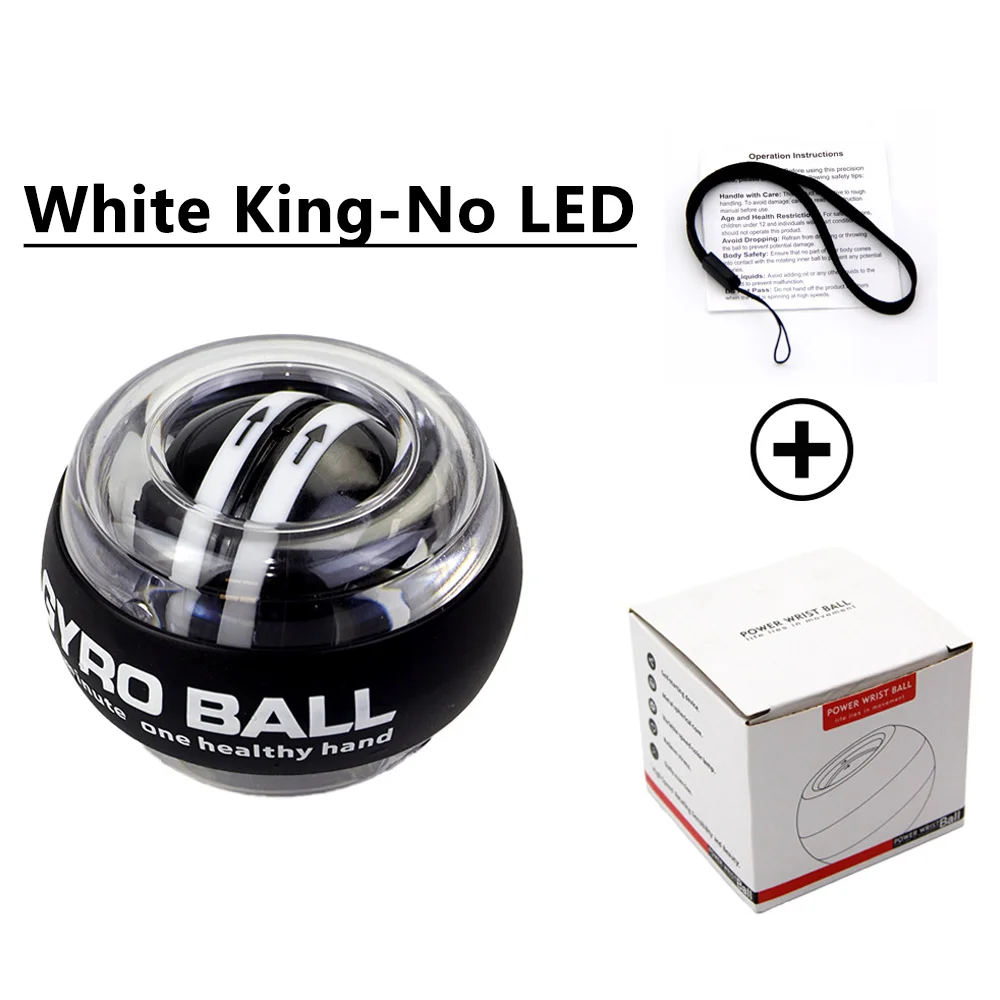1/2 Stück Handgelenk-Kraftball mit Auto-Start-Funktion, Griffkrafttrainer, Gyroskopischer Arm-Gyro-Ball, Heimfitness-Unterarmtrainer
