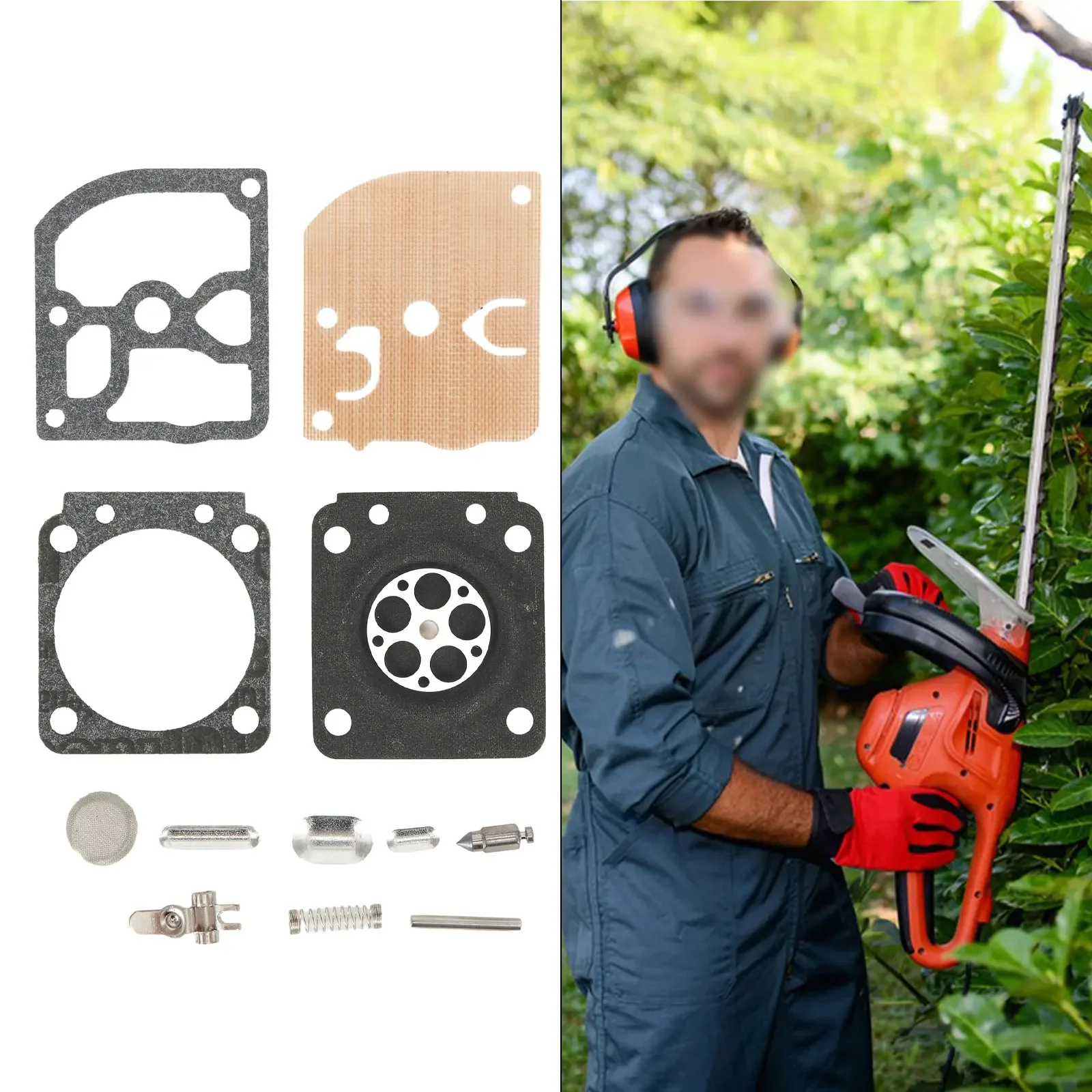 Includes Two Complete Sets of Non Carburettor Repair Parts Designed for Compatibility with Popular Chainsaw Brands