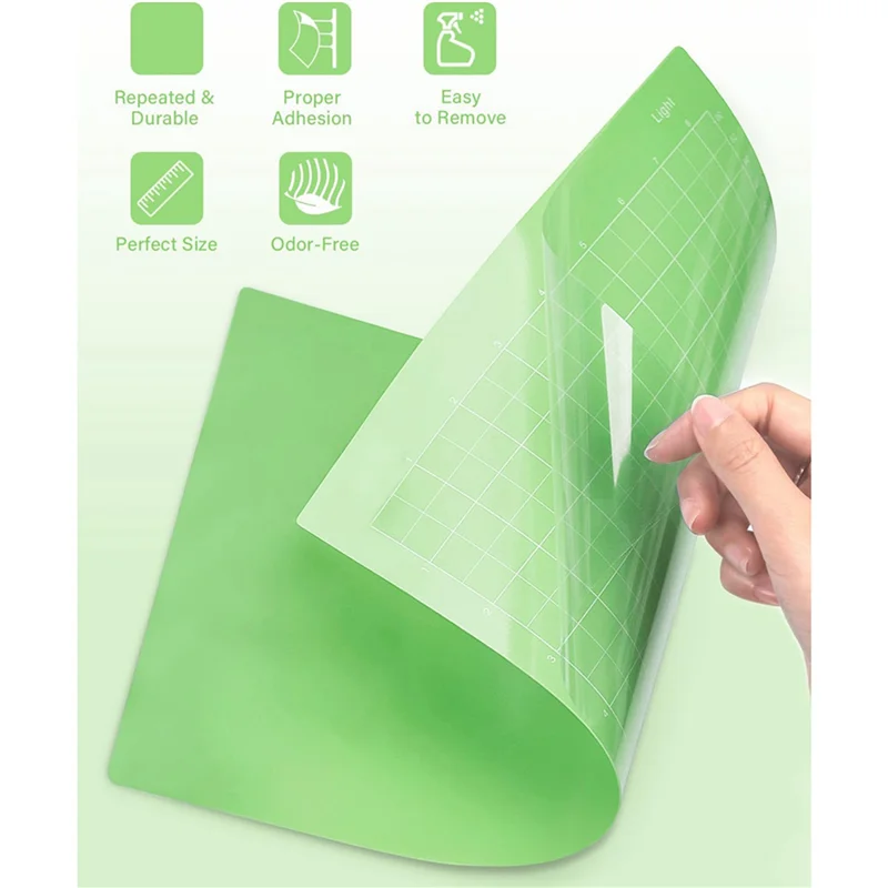 

12 шт. коврик для резки для Cricut Joy Xtra 12X8,5 дюйма, клейкие многоразовые коврики для резки, липкие аксессуары, замена-B09B