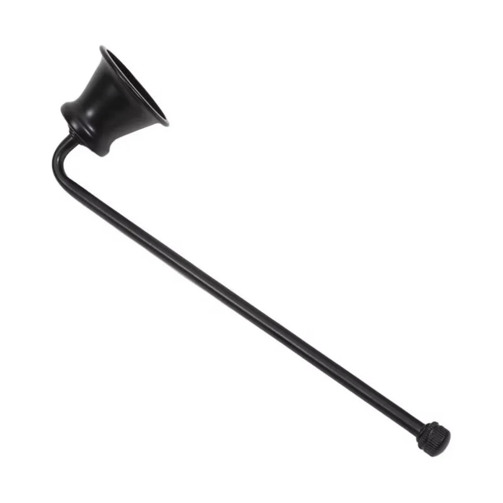Vintage Bell Shaped Candle Wick Trimmer Long Handle Turn Off Extinguisher Flame Snuffer Wick Cover SPA Hotel