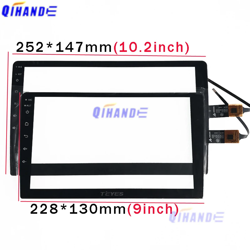 

2.5D 9 inch 10.2 inch Touch Screen For RS-8577-V0 FPC XDX Touch Panel Parts Sensor Glass Digitizer Car GPS FD101GS0035A-FPC-V02