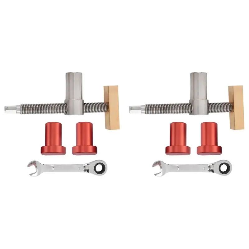 AFOURT-Holzbearbeitungs-Tischklemmen mit Tischstopper-Sets, Clip-Klemmen-Vorrichtung für Schraubstöcke, Tischlerwerkzeuge – Detail 1