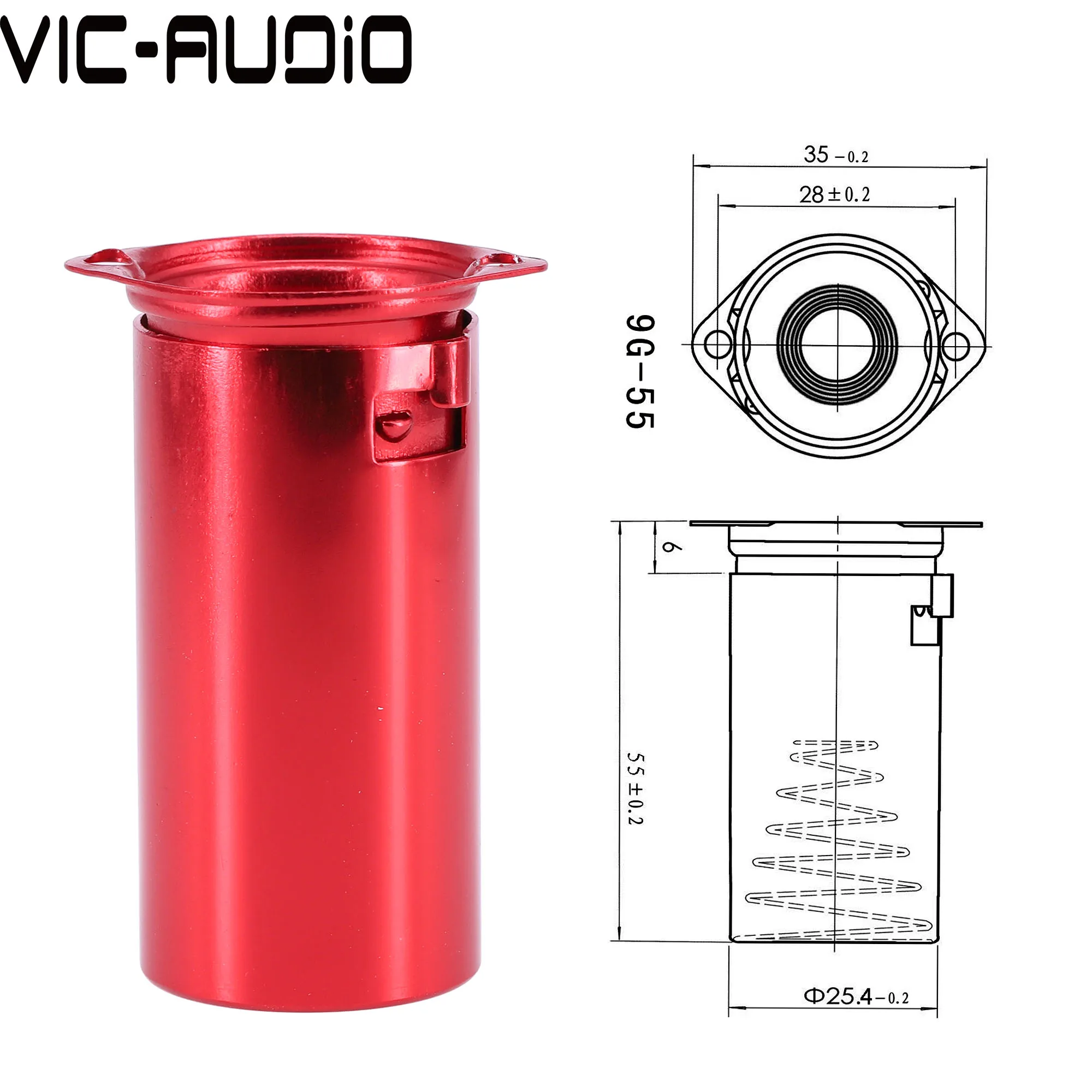 10 قطعة 55 مللي متر الألومنيوم 9PIN أنبوب المقبس درع غطاء 9G-55 ل 12AX7 12AU7 5670 ECC82 6922 ECC83 فراغ أنبوب درع Amplfier DIY