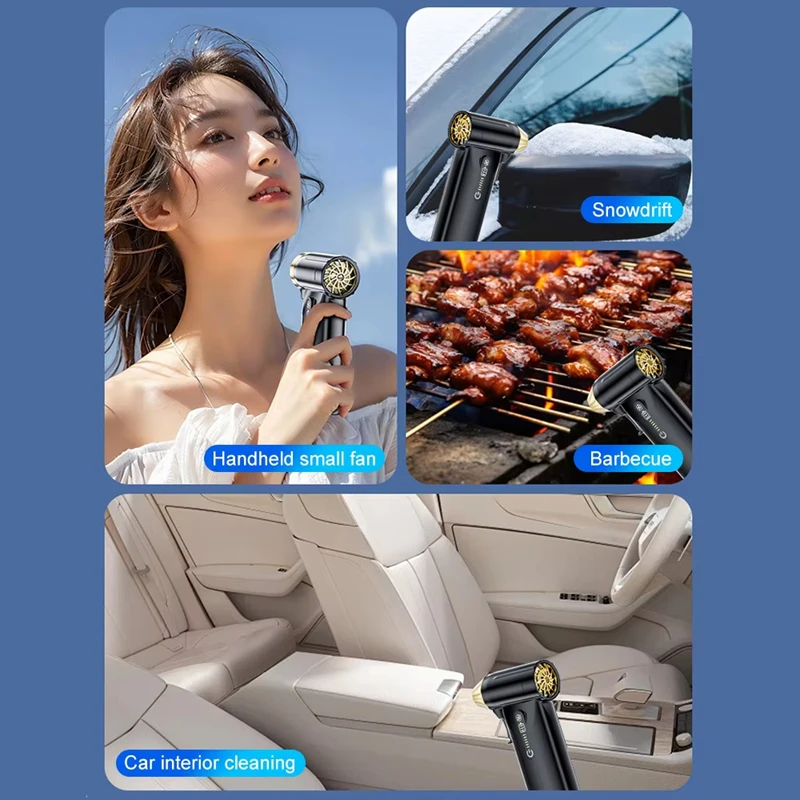 Afbeelding 6: Xiaomi Elektrische Turbo Jet Blower 1000000 RPM Krachtige Luchtblazer Borstelloze Motor 68 m/s Wind USB Oplaadbare Handheld Jet Blower