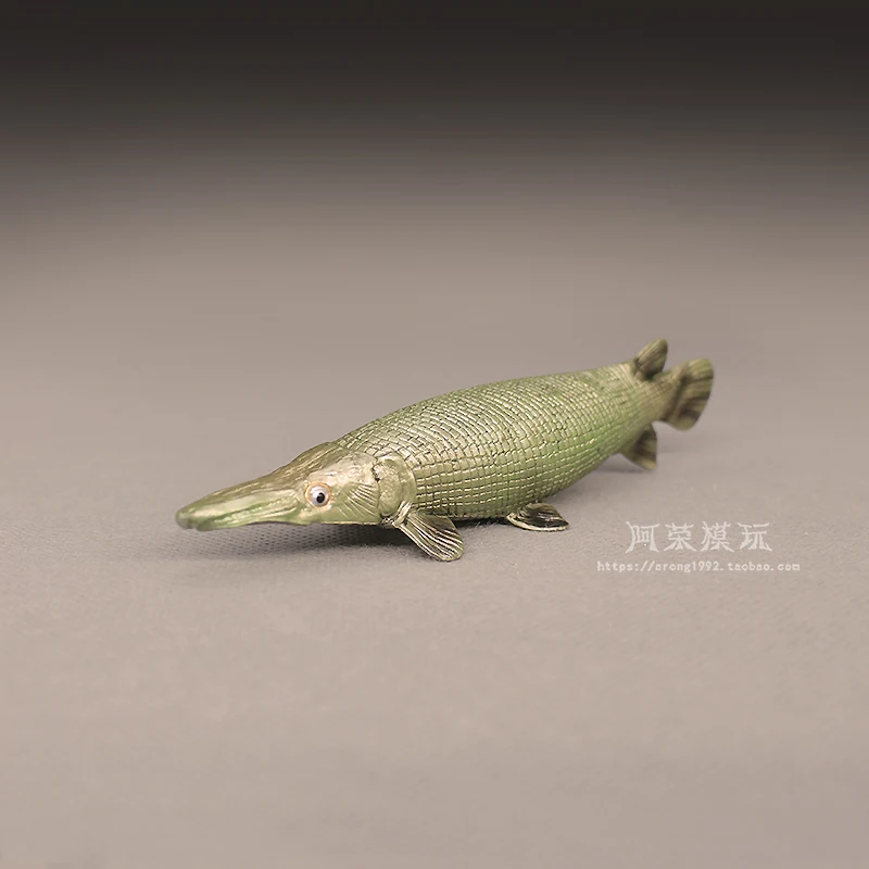 Zabawka edukacyjna symulująca model wodny: Arowana azjatycka, Aligator Gar, Koi, figurki akcji, kreatywne miniatury, ozdoby, akcesoria.