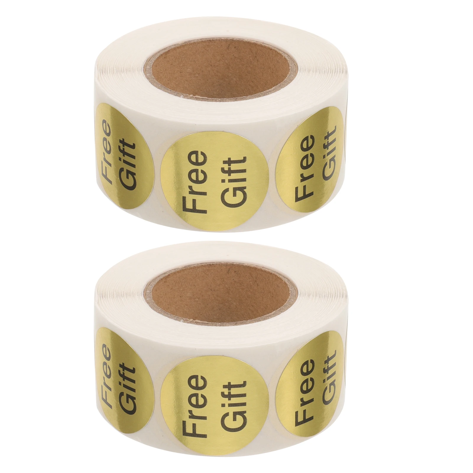 1000 قطعة من ملصقات الهدايا المجانية لمتجر البيع بالتجزئة، شارات التعبئة والتغليف المزخرفة ذاتية اللصق، ملصقات تقدير العملاء