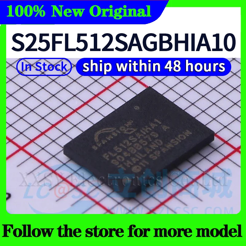 

S25FL512SAGBHIA10 Высокое качество Новый