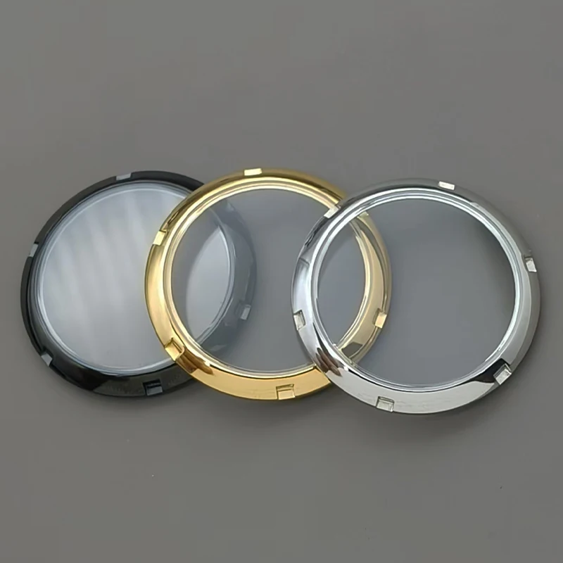 SKX007 Plain Glass Transparent Watch Cases Back Cover Fits SKX007 Turtle 6105 Tuna Samurai SRPD NH36 NH35 Movement Watch Cases