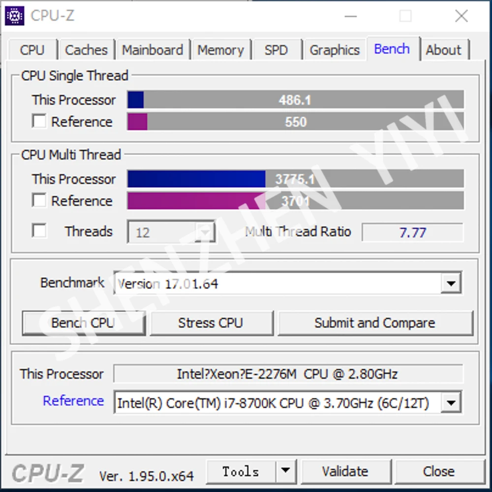 9TH COFFEE LAKE REFRESH QRZQ  E-2276M 2.8 GHz-4.7GHz 6C12T MODIFIED LAPTOP CPU TO LGA