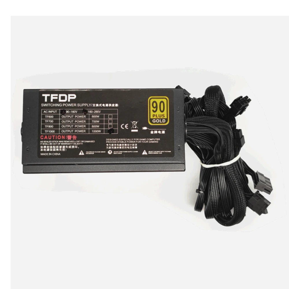 Imagem -05 - Atx Desktop Computer Power Supply Competitive Game 80plus pc Power Supply Conversão Eficiente Baixo Consumo de Energia 1000w