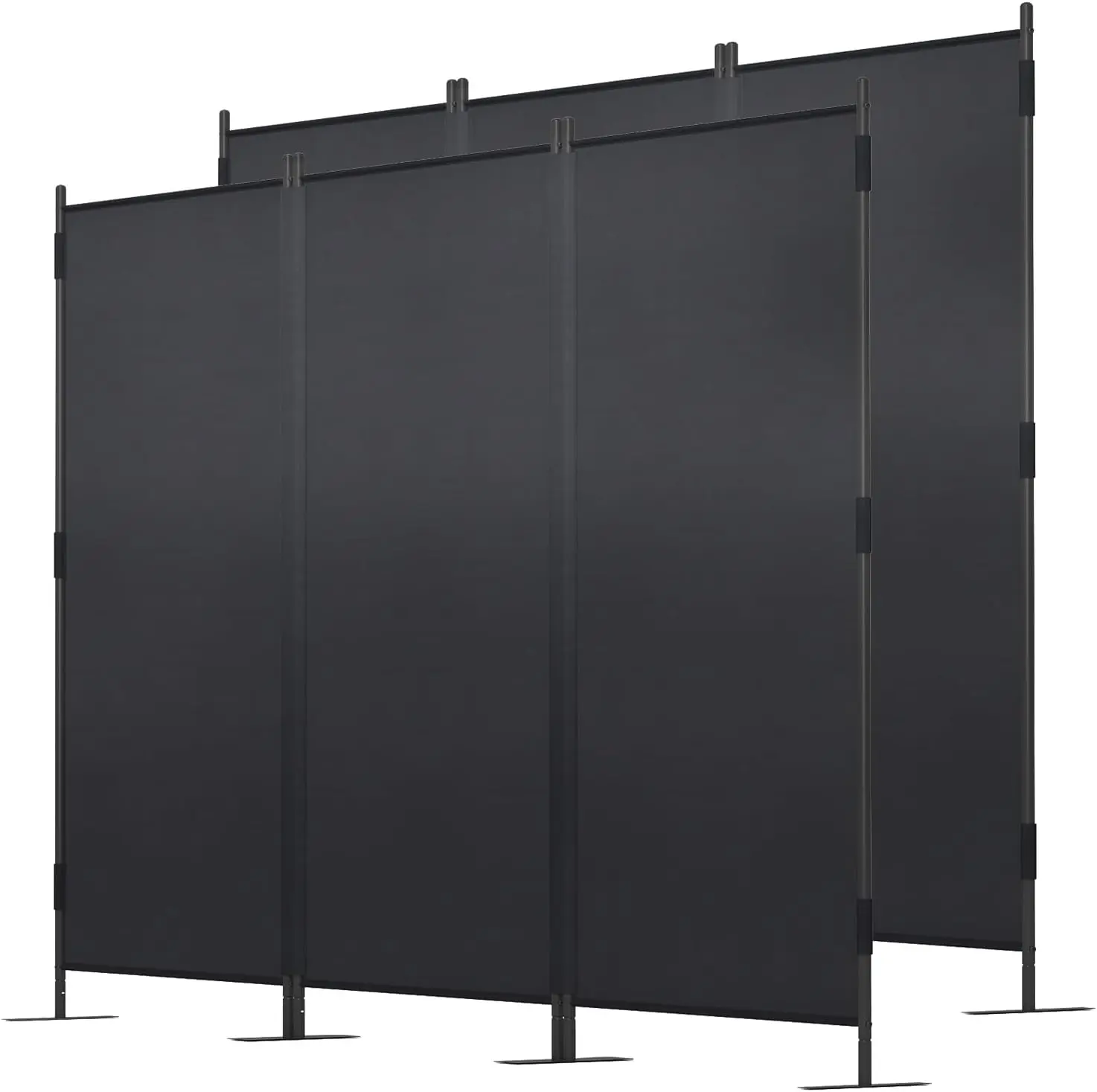 2PCS Room Divider Panel 6ft Tall Privacy Screen for Room Separation, Folding and Portable Office Wall Dividers 88