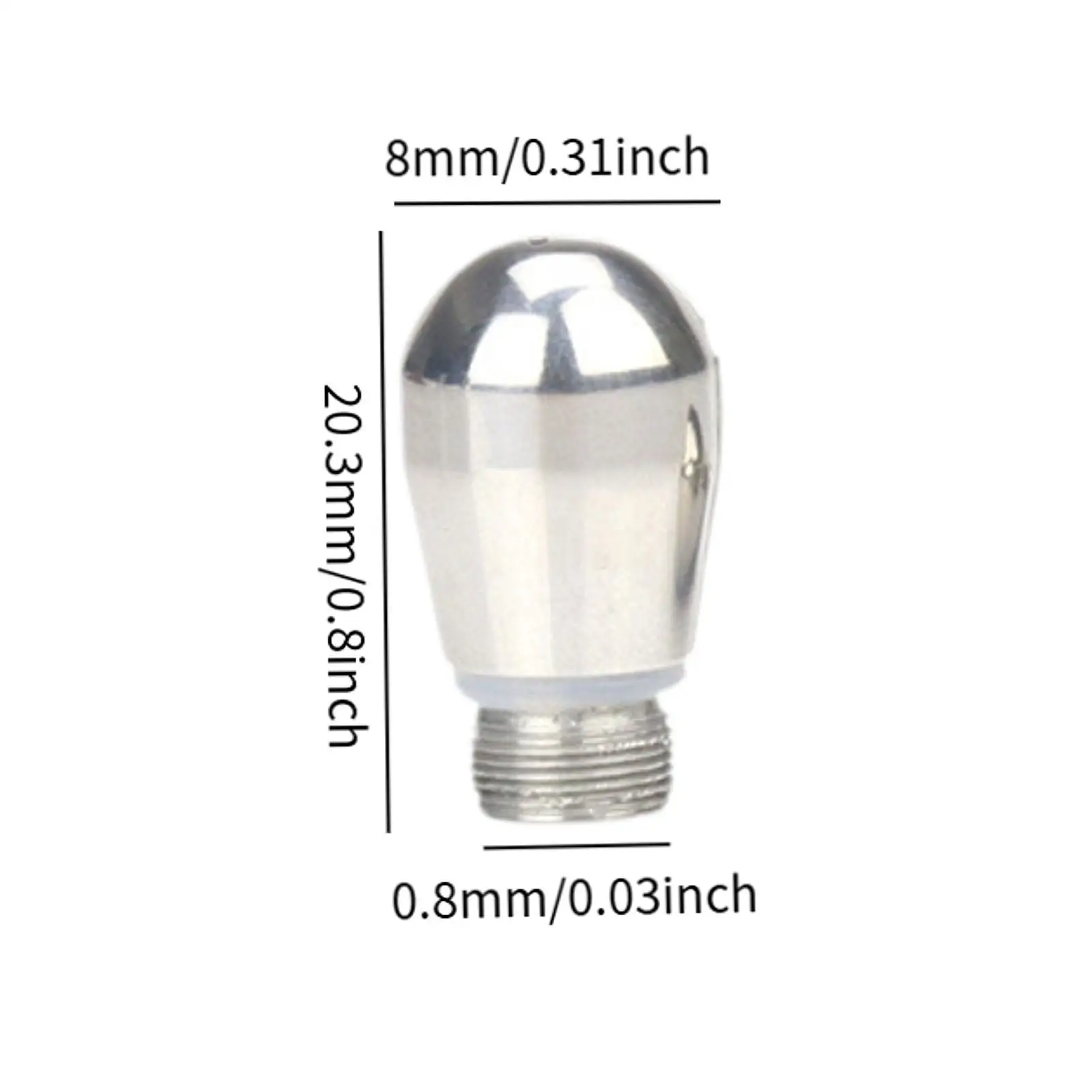 Ujung mulut pipa uap 0.8mm, ujung mulut pipa pengganti profesional