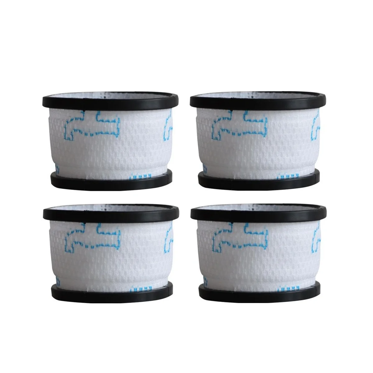 Filtro de aspirador de pó 4 peças de filtro de substituição para peças de aspirador de pó S600/S6P/S6