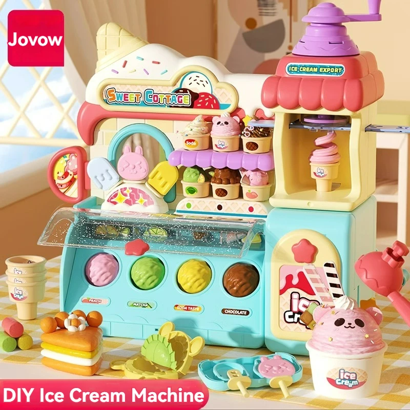 Ice Cream Machine Toy Car Favorite Of Girls Ice Cream Production Scenarios Series Children Toys Birthday Christmas Gift For Kids