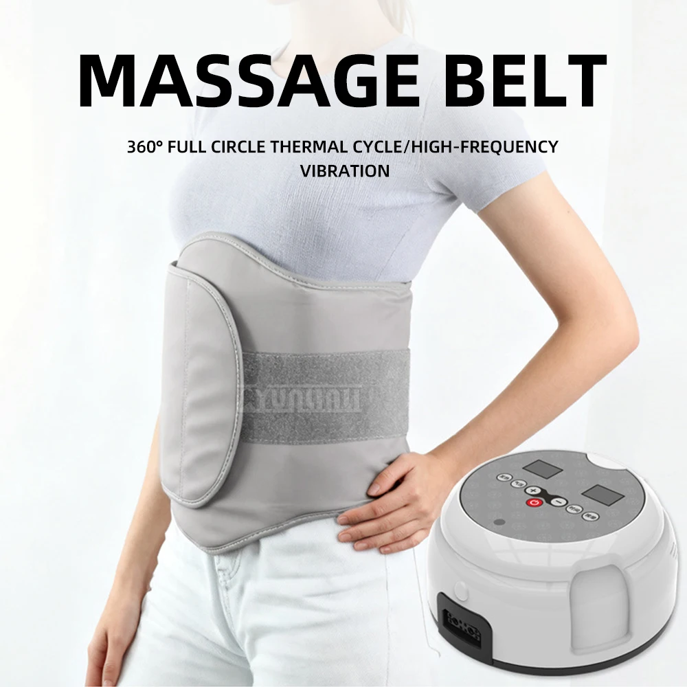 

Microcurrent Massage Belt with Far Infrared Electric Heating EMS Pulse Far Infrared Hot Compress Sweat EMS Pulse Therapy
